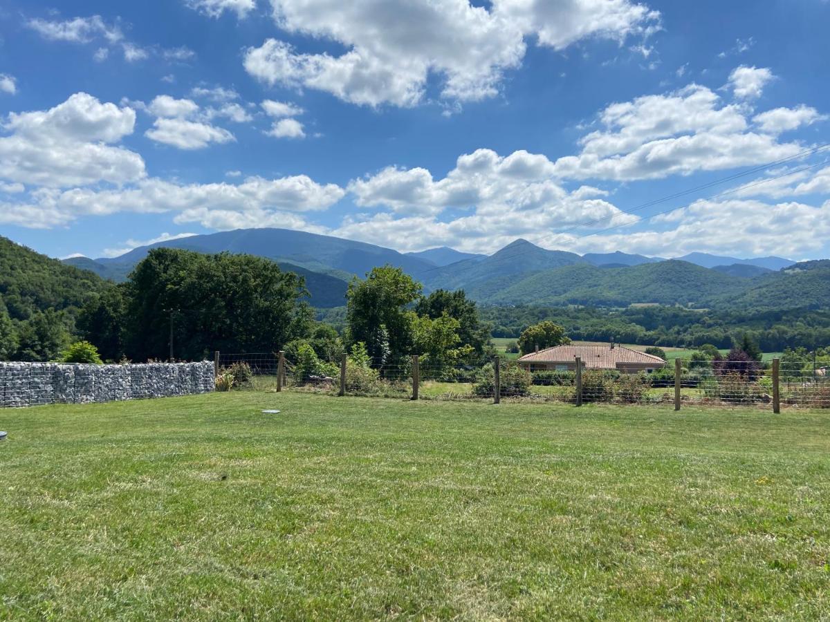 Villa Jacuzzi, Terrain De Petanque Et Aire De Jeux Vue Sur Les Pyrenees Seilhan Exterior photo